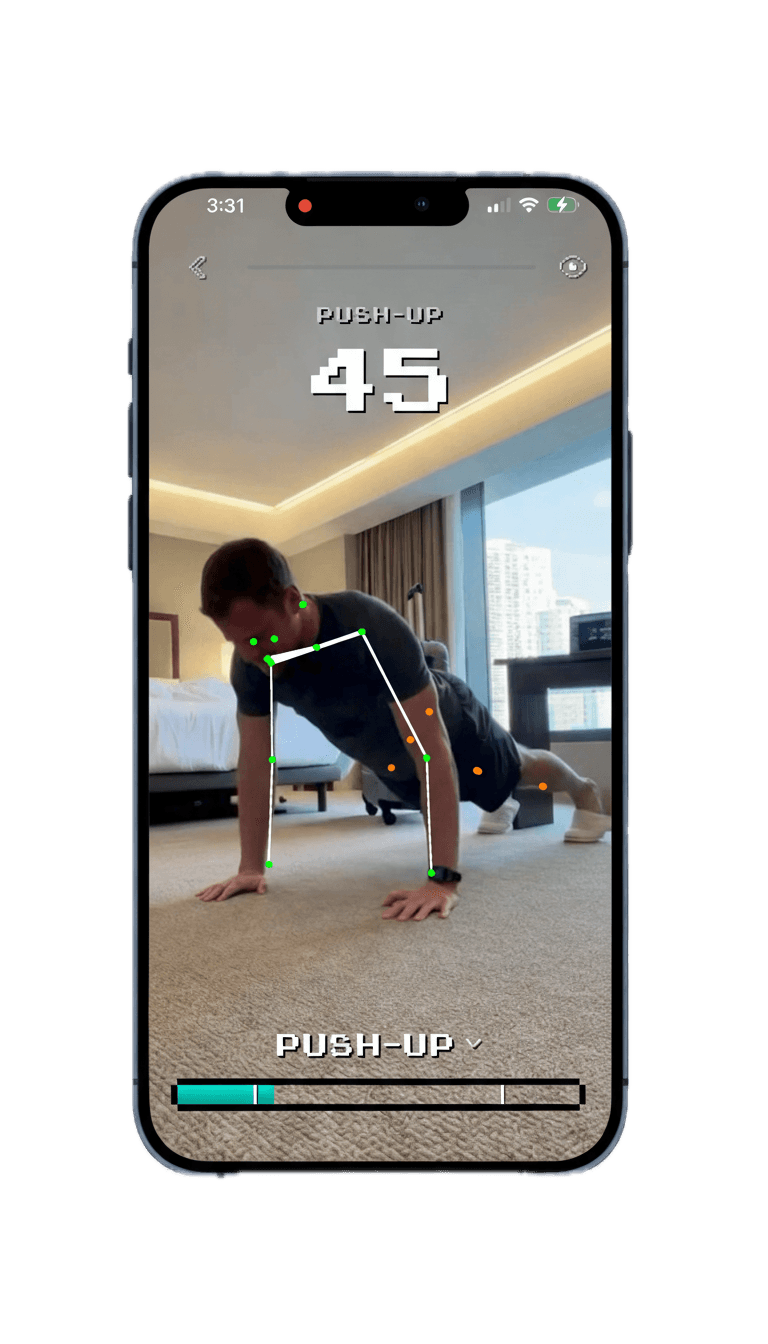 REPS AI counting push-ups