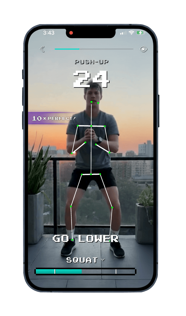 AI coaching squat form